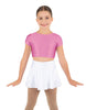 Solid Lycra Cap Sleeve Crop Top