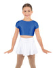 Solid Lycra Cap Sleeve Crop Top