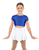 Solid Lycra Cap Sleeve Crop Top