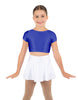 Solid Lycra Cap Sleeve Crop Top