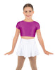 Solid Lycra Cap Sleeve Crop Top