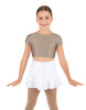 Solid Lycra Cap Sleeve Crop Top