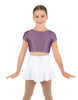 Solid Lycra Cap Sleeve Crop Top