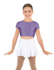 Solid Lycra Cap Sleeve Crop Top
