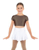 Solid Lycra Cap Sleeve Crop Top