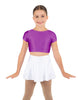 Solid Lycra Cap Sleeve Crop Top