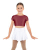 Solid Lycra Cap Sleeve Crop Top
