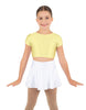 Solid Lycra Cap Sleeve Crop Top