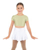 Solid Lycra Cap Sleeve Crop Top