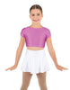 Solid Lycra Cap Sleeve Crop Top