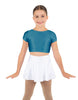 Solid Lycra Cap Sleeve Crop Top