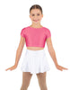 Solid Lycra Cap Sleeve Crop Top