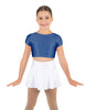 Solid Lycra Cap Sleeve Crop Top