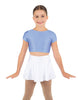 Solid Lycra Cap Sleeve Crop Top
