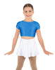 Solid Lycra Cap Sleeve Crop Top