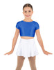 Solid Lycra Cap Sleeve Crop Top