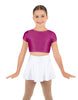 Solid Lycra Cap Sleeve Crop Top