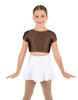 Solid Lycra Cap Sleeve Crop Top