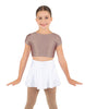 Solid Lycra Cap Sleeve Crop Top