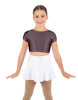Solid Lycra Cap Sleeve Crop Top