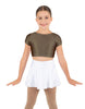 Solid Lycra Cap Sleeve Crop Top