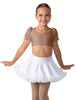 Solid Lycra Sweetheart Puff Sleeve Crop Top with Triangle Back