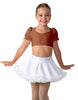 Solid Lycra Sweetheart Puff Sleeve Crop Top with Triangle Back
