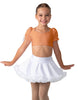 Solid Lycra Sweetheart Puff Sleeve Crop Top with Triangle Back