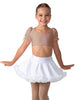 Solid Lycra Sweetheart Puff Sleeve Crop Top with Triangle Back