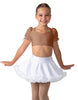 Solid Lycra Sweetheart Puff Sleeve Crop Top with Triangle Back