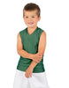 Solid Lycra Sleeveless Vneck Boys Tank