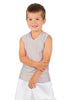 Solid Lycra Sleeveless Vneck Boys Tank