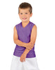 Solid Lycra Sleeveless Vneck Boys Tank