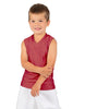 Solid Lycra Sleeveless Vneck Boys Tank