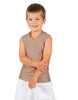 Solid Lycra Sleeveless Vneck Boys Tank