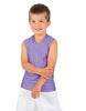 Solid Lycra Sleeveless Vneck Boys Tank