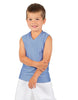 Solid Lycra Sleeveless Vneck Boys Tank