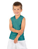 Solid Lycra Sleeveless Vneck Boys Tank