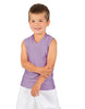 Solid Lycra Sleeveless Vneck Boys Tank