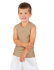 Solid Lycra Sleeveless Vneck Boys Tank