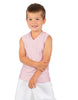 Solid Lycra Sleeveless Vneck Boys Tank