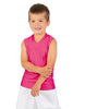 Solid Lycra Sleeveless Vneck Boys Tank
