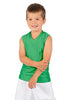 Solid Lycra Sleeveless Vneck Boys Tank