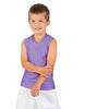 Solid Lycra Sleeveless Vneck Boys Tank