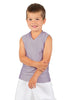 Solid Lycra Sleeveless Vneck Boys Tank