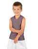 Solid Lycra Sleeveless Vneck Boys Tank