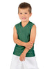 Solid Lycra Sleeveless Vneck Boys Tank