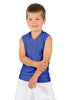 Solid Lycra Sleeveless Vneck Boys Tank