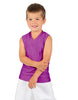Solid Lycra Sleeveless Vneck Boys Tank
