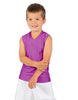 Solid Lycra Sleeveless Vneck Boys Tank